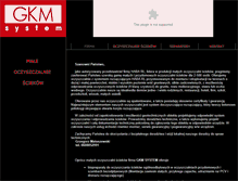 Tablet Screenshot of gkmsystem.pl